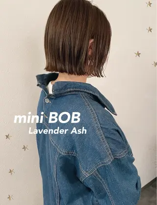 ミディアム カラー 市川 千夏のヘアスタイル