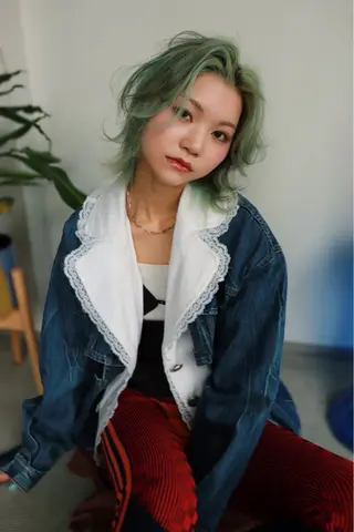 カラー 🧡色落ちまで2度 楽しめる🧡ヨシキのヘアスタイル