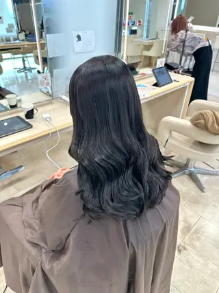 ロング カラー 艶髪 黄金比みくのヘアスタイル