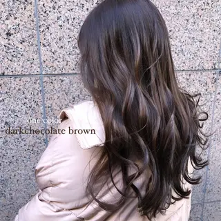 ロング ayano / 透明感・くすみカラーのヘアスタイル