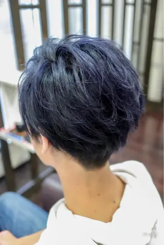 ショート カラー メンズ JOHO 【24時間OK】のヘアスタイル