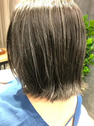ミディアム Noyヨシモト ヒロトのヘアスタイル