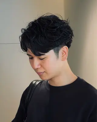 ショート パーマ メンズ メンズショート 丸山 航輝のヘアスタイル