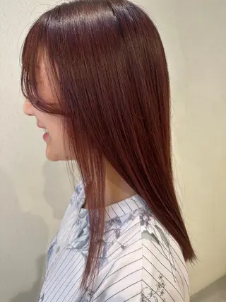 ロング カラー 渡邉 ひかるのヘアスタイル