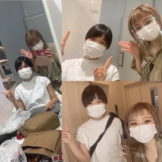 ショート カラー パーマ ヘアアレンジ メンズ キッズ ネイル マツエク・マツパ ✂︎ショート、ボブ、 レイヤー🩵YUMIのヘアスタイル