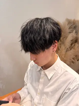 メンズ AYAKA/メンズ パーマ/四条烏丸のヘアスタイル