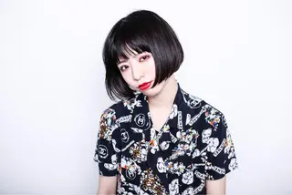 ミディアム 鈴木 崇弘のヘアスタイル