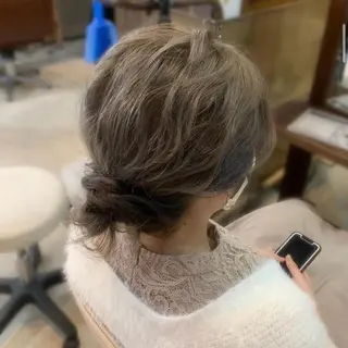 ミディアム ヘアアレンジ Kaori / P’s 渋谷のヘアスタイル