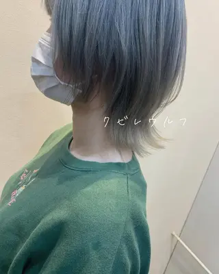 ショート ヘアアレンジ 今村公介 ブリーチ特化、派手髪のヘアスタイル