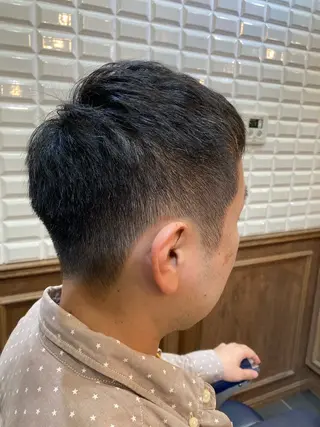 ショート メンズ ルピナス中田店長 山口大地のヘアスタイル