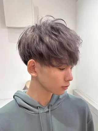 カラー メンズ 濱口 健慎のヘアスタイル