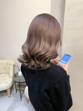 ミディアム 山岡 拓也のヘアスタイル