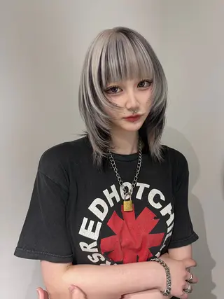 セミロング カラー three所属・TOTA 唯一無二カラーのヘアスタイル