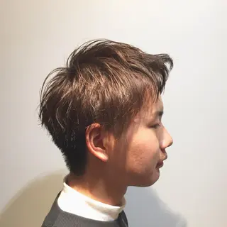 メンズ ✨色持ちの良い艶 カラー✨蟹江真世のヘアスタイル