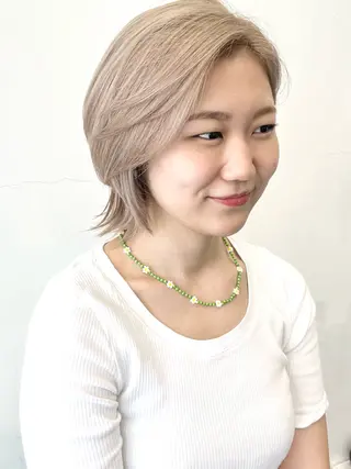 ミディアム カラー HARU//原宿🤍 リピート率NO.1のヘアスタイル