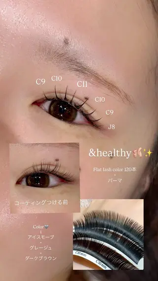 マツエク・マツパ Hipahipa! MISAKIのマツエク・マツパデザイン