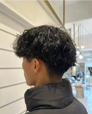 パーマ 羽根田 果奈のヘアスタイル