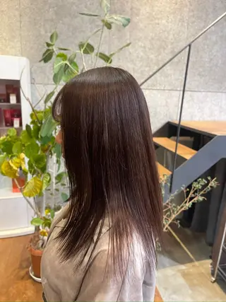 セミロング 柔らかいハイトーン× 似合わせ/Yoheiのヘアスタイル