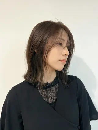 ミディアム 艶髪/髪質改善 【熊野隼人】のヘアスタイル