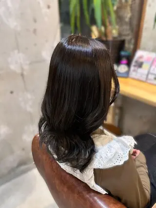 セミロング カラー Kaori / P’s 渋谷のヘアスタイル