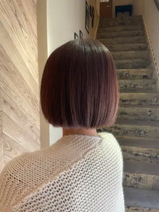 ミディアム 🍀FERIAあべの あらいことみ🍀のヘアスタイル