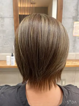 ショート カラー たなか なおのヘアスタイル