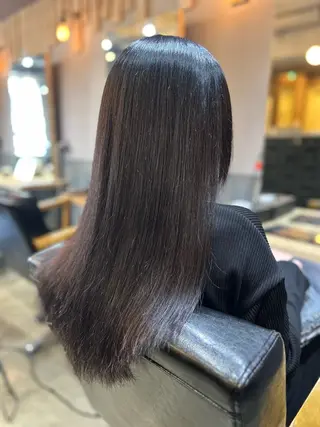 ロング 園田 彩音のヘアスタイル