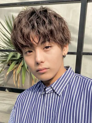 メンズ 🛑柔らか透明感 カラー🛑大谷のヘアスタイル