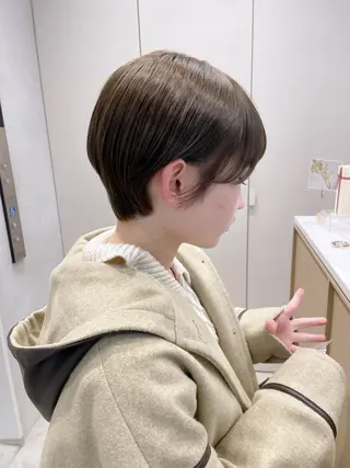 ショート 青木 優歩のヘアスタイル