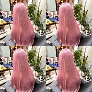 ロング カラー ✨髪質改善/ハイトー ン/艶髪高山のヘアスタイル