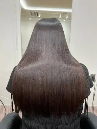 ロング 川崎 智加のヘアスタイル