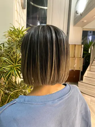 カラー j-sure所属・サントス 芳美のヘアスタイル