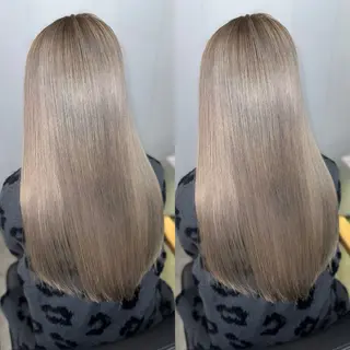 ロング カラー ヘアアレンジ 髪質改善🩵縮毛矯正 代々木/木下のヘアスタイル
