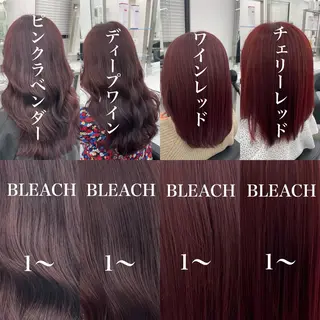 ロング カラー 履歴修正屋さん／ ブロンド／ホワイトのヘアスタイル