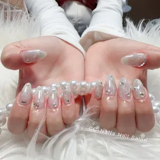 ネイル CC  NaNa ワンホンネイル🌙Nのネイルデザイン