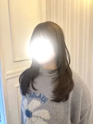 セミロング 🎼レイヤー/透明感 カラー/nene♬のヘアスタイル