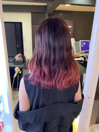 セミロング ❤️MASAKO❤️ 🌸🩷エクステ🩷のヘアスタイル