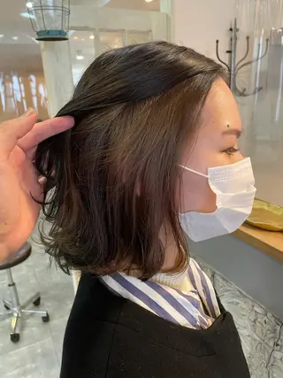 ミディアム 福田 ジュンキのヘアスタイル