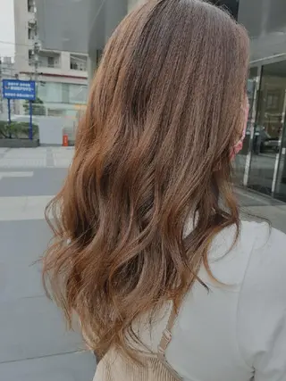 セミロング はらだ ともこ☺︎のヘアスタイル