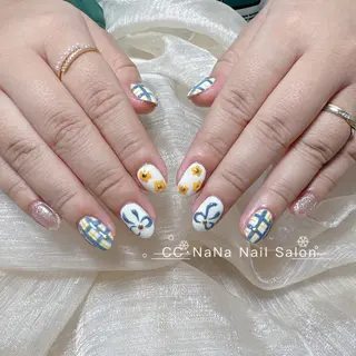 ネイル 💎CC・NaNa 韓国風ネイル🌙Cのネイルデザイン