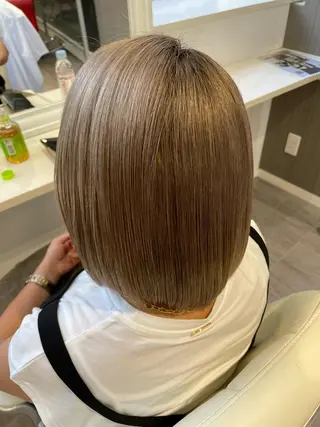 ミディアム カラー Merlyosaka 早川未来のヘアスタイル