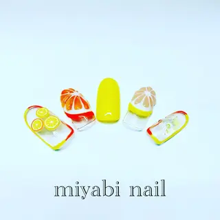 ネイル miyabi nail 桂川駅近くのネイルデザイン