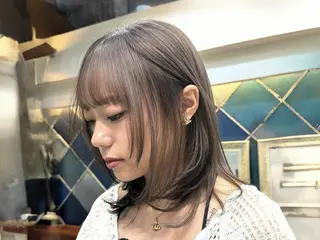 セミロング LORE🔷福岡天神 カット/カラー⭐️のヘアスタイル