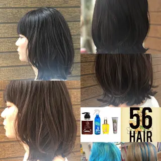 ミディアム カラー kou艶髪師色髪師 こう 艶髪師色髪師のヘアスタイル