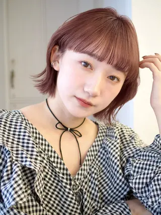 ミディアム カラー 越後 遥/ 透明感カラー🪞🤍のヘアスタイル