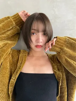 ショート カラー 💎髪質改善/艶カラ ー🌟加藤陸🌟のヘアスタイル