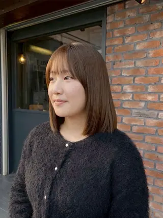 ミディアム カラー 🐒みき ゆうか🐒のヘアスタイル