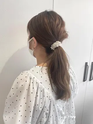 セミロング カラー Kazu .Kのヘアスタイル