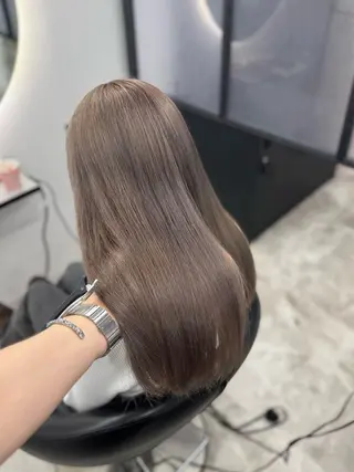 セミロング ✨Noto ハイトーンカラー✨のヘアスタイル