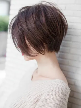 ショート 韓国風レイヤー ショート/犬塚 優介のヘアスタイル
